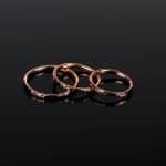 Copper & Silver Stacking Rings - Rock & Rose Jewellery
