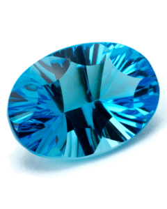 An example of the deeper blue aquamarine stone Santa Maria from Brazil